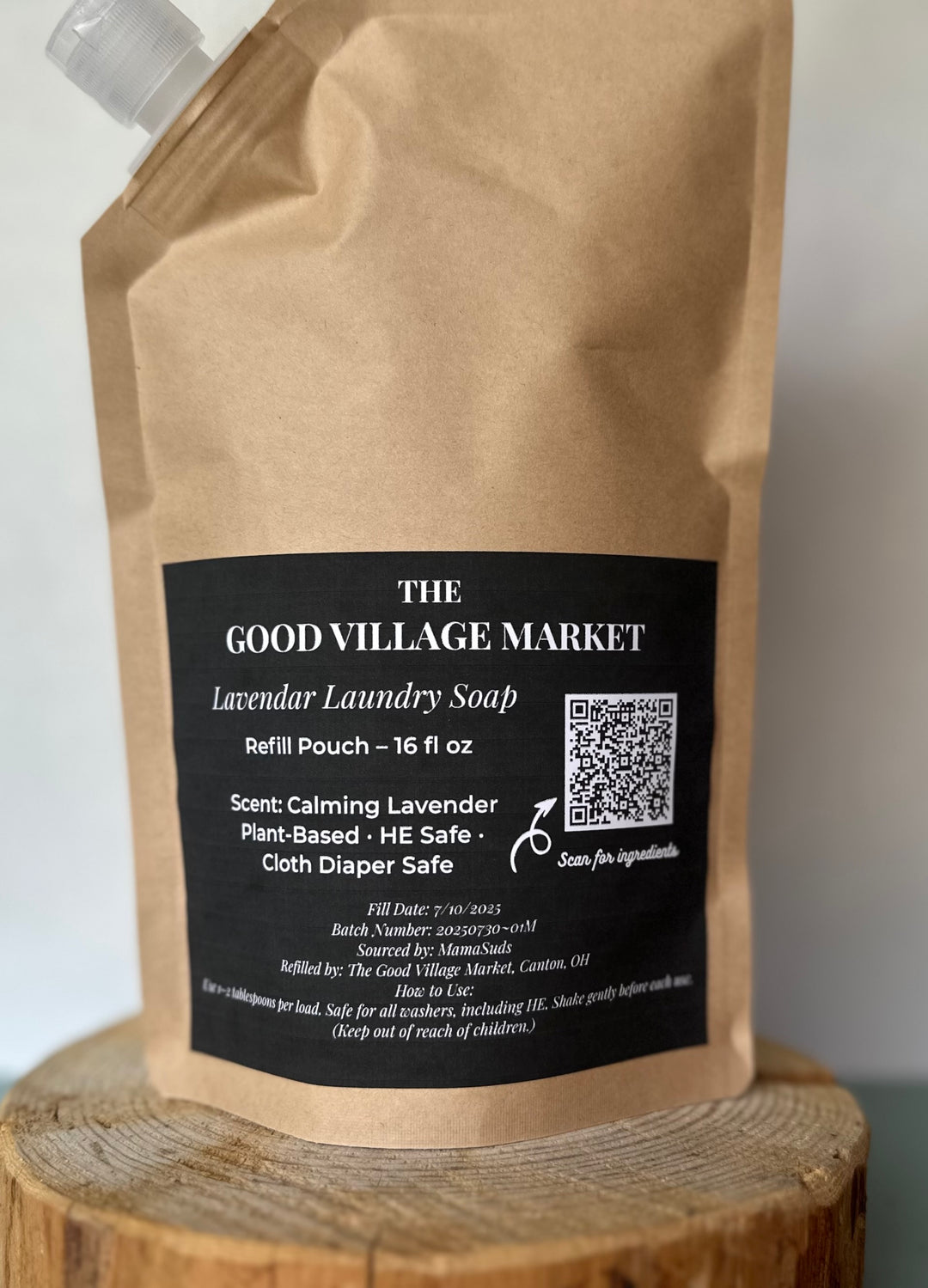 Lavender Laundry Refill – 16 oz Pouch