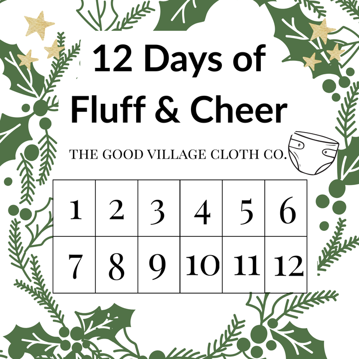 12 Days of Fluff & Cheer – Cloth Diaper Advent Calendar 2025