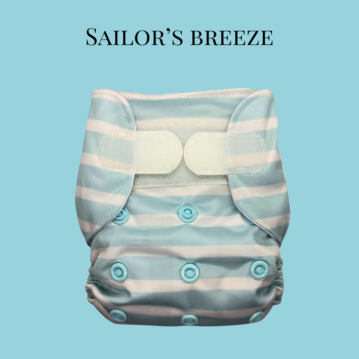 Newborn Cloth Diaper Bundle: 3 All-in-One Newborn Diapers