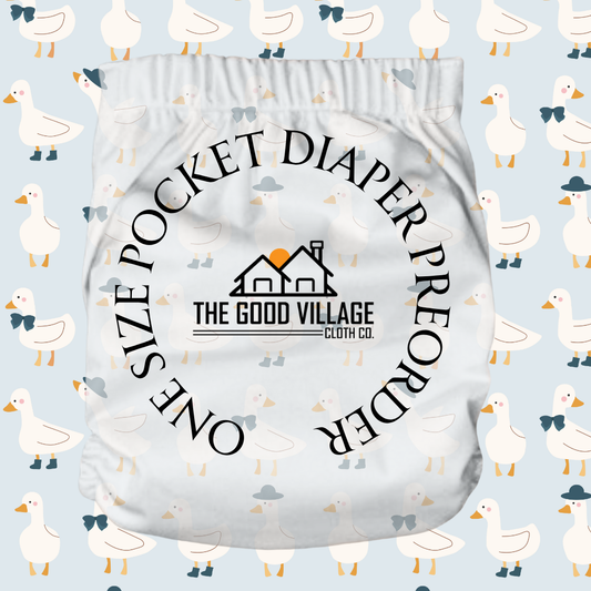 ✨PREORDER✨ One Size Pocket Diaper | Silly Goose