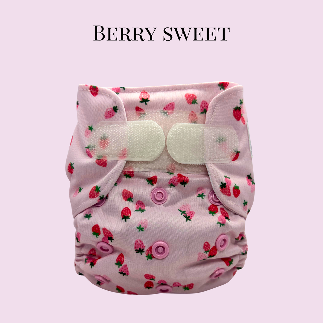 Newborn Cloth Diaper Bundle: 3 All-in-One Newborn Diapers