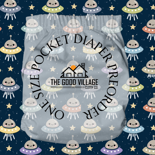 ✨PREORDER✨ One Size Pocket Diaper | Cosmic Cutie