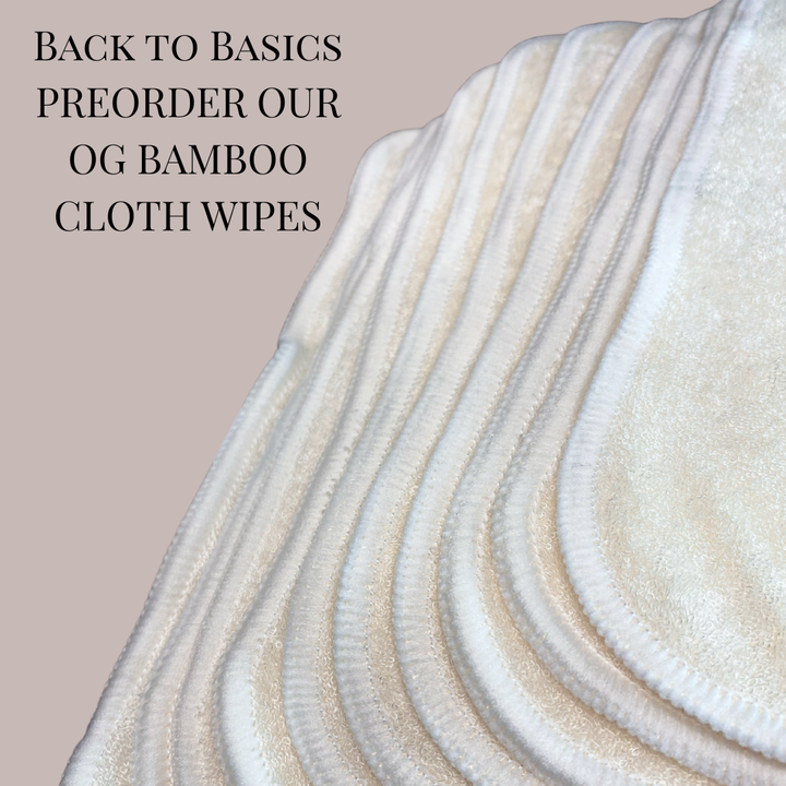 PREORDER | 10-pack Double Layer Bamboo Cloth Wipes