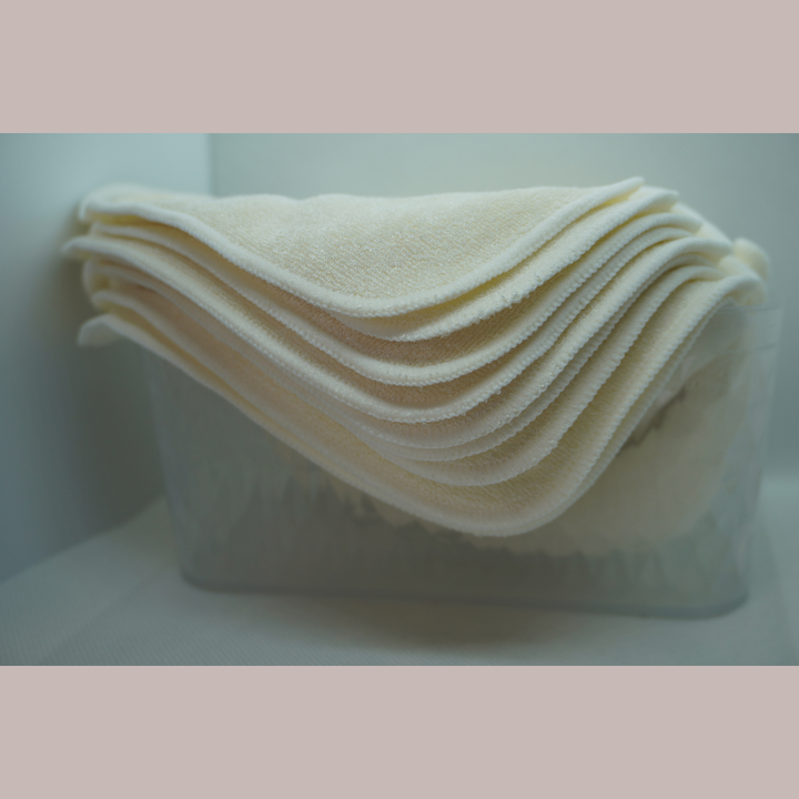 PREORDER | 10-pack Double Layer Bamboo Cloth Wipes