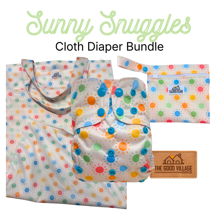 Cloth Diaper Bundle: Sunny Snuggles