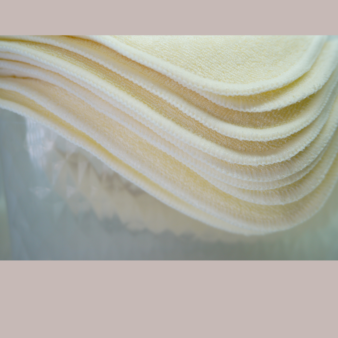 PREORDER | 10-pack Double Layer Bamboo Cloth Wipes