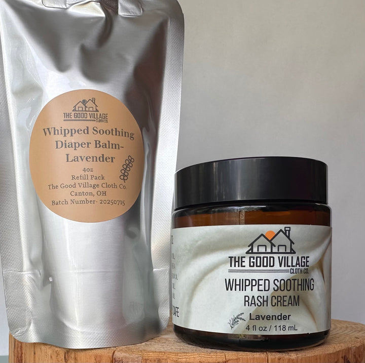 Whipped Sooth Diaper Balm Cream- 4 oz Refill Pouch