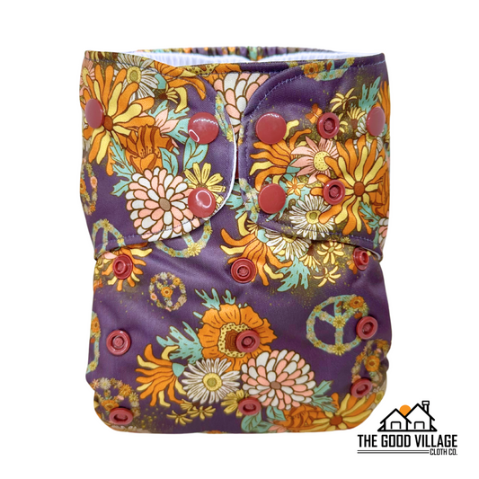 One Size Pocket Diaper | Boho Botanicals