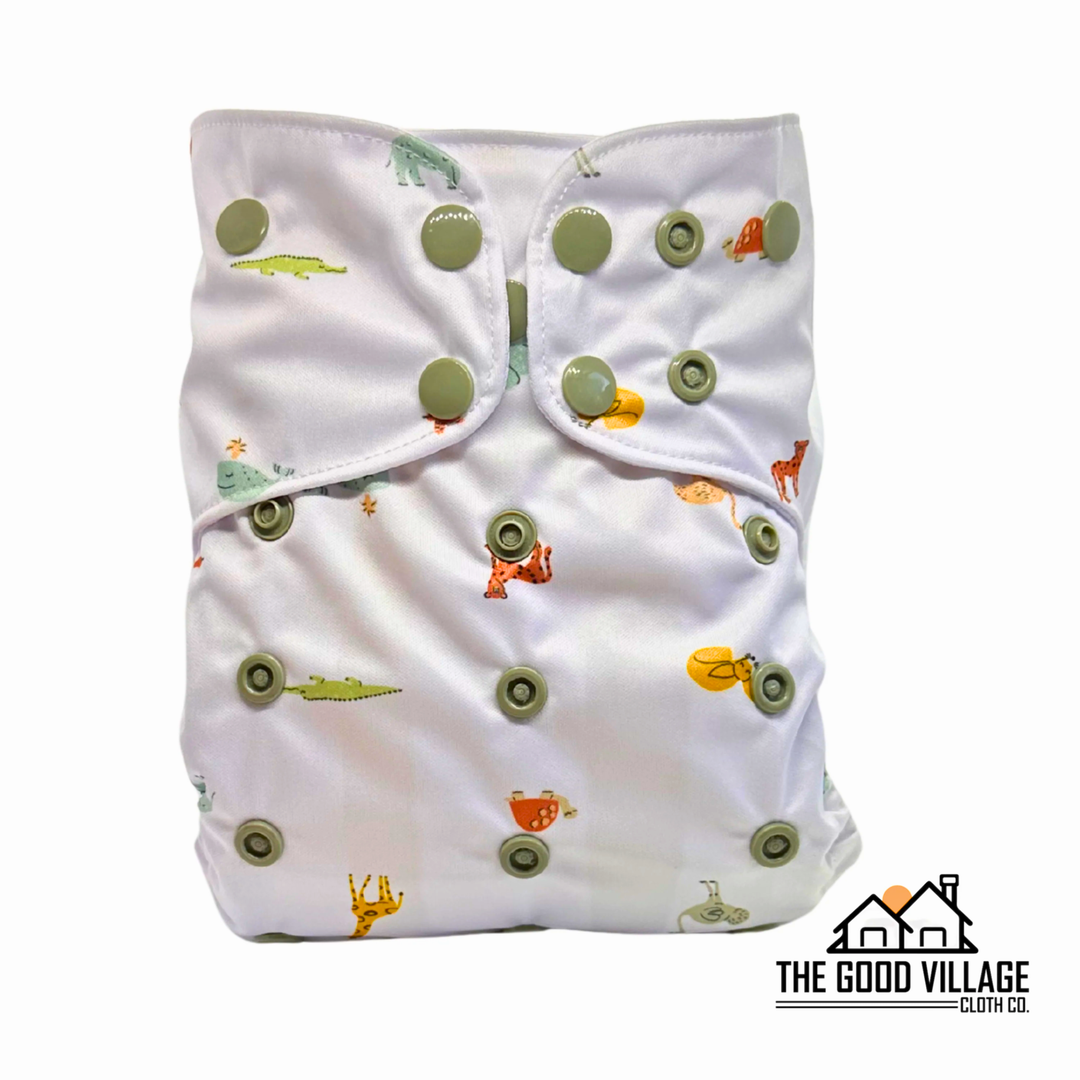 4 Year Anniversary Pocket Diaper + Bamboo Booster Bundle- Monday