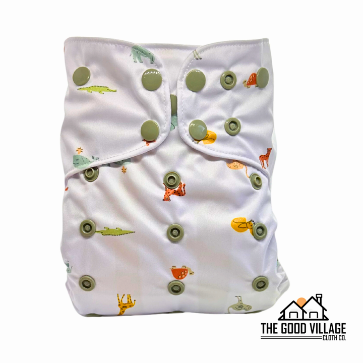 4 Year Anniversary Pocket Diaper + Bamboo Booster Bundle- Monday