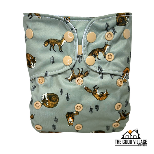 One Size Pocket Diaper | Playful Fox