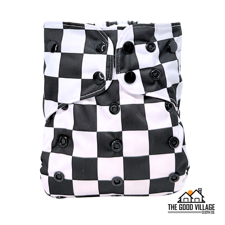 One Size Pocket Diaper - Check Me Out
