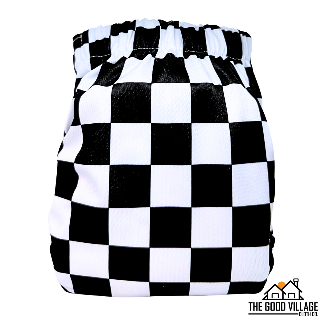One Size Pocket Diaper - Check Me Out