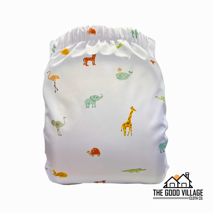 One Size Pocket Diaper - Wild Bunch