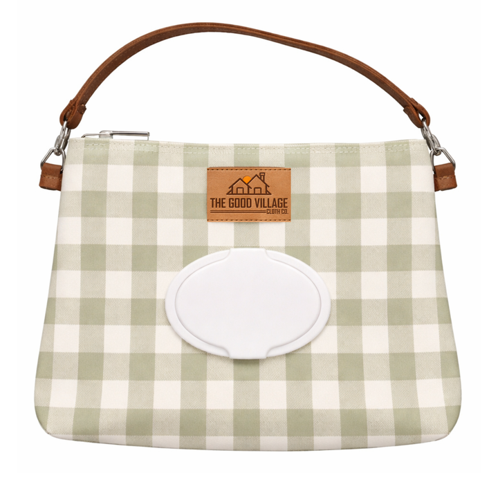 ✨PREORDER✨ Wipes Clutch | Mossy Check