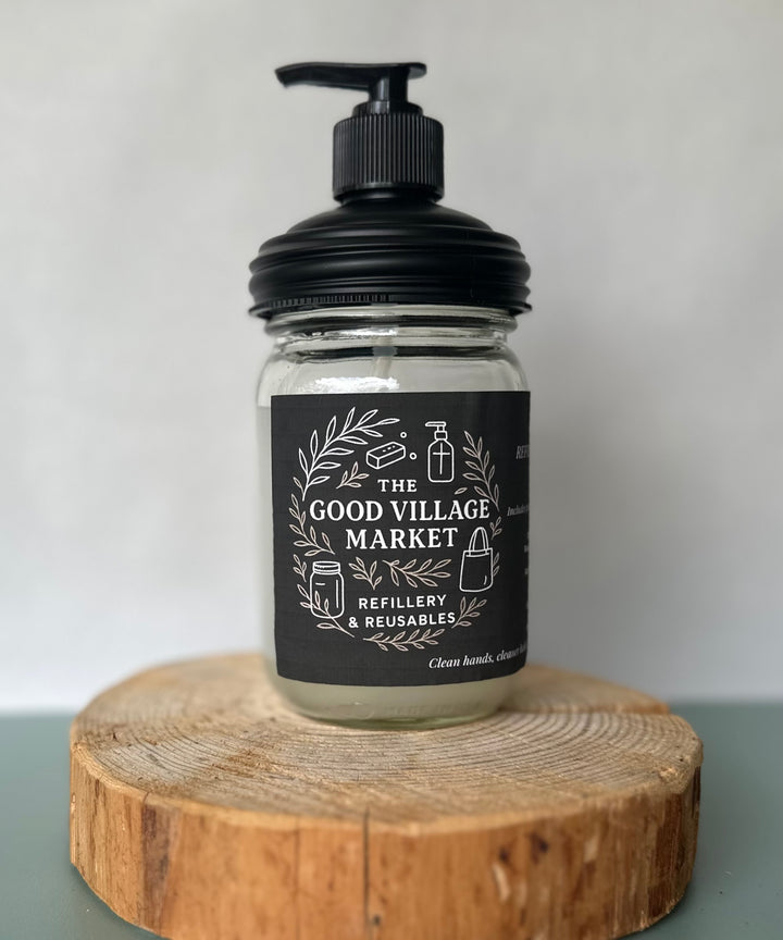 Hand Soap (with Pump Top) – 12 oz Refillable Jar