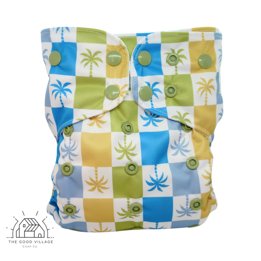 One Size Pocket Diaper | Beach Day