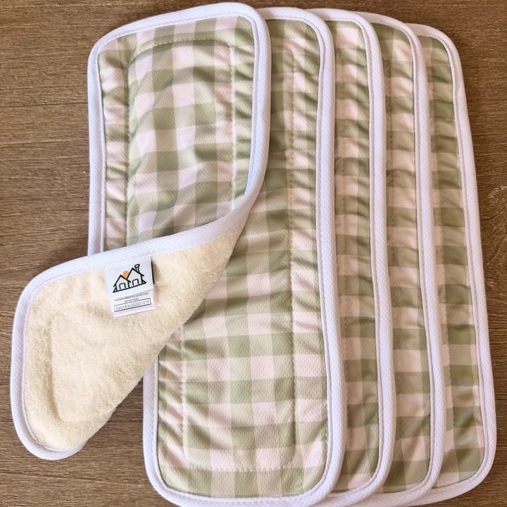 One Size Pocket Diaper Starter Bundle | Mossy Check