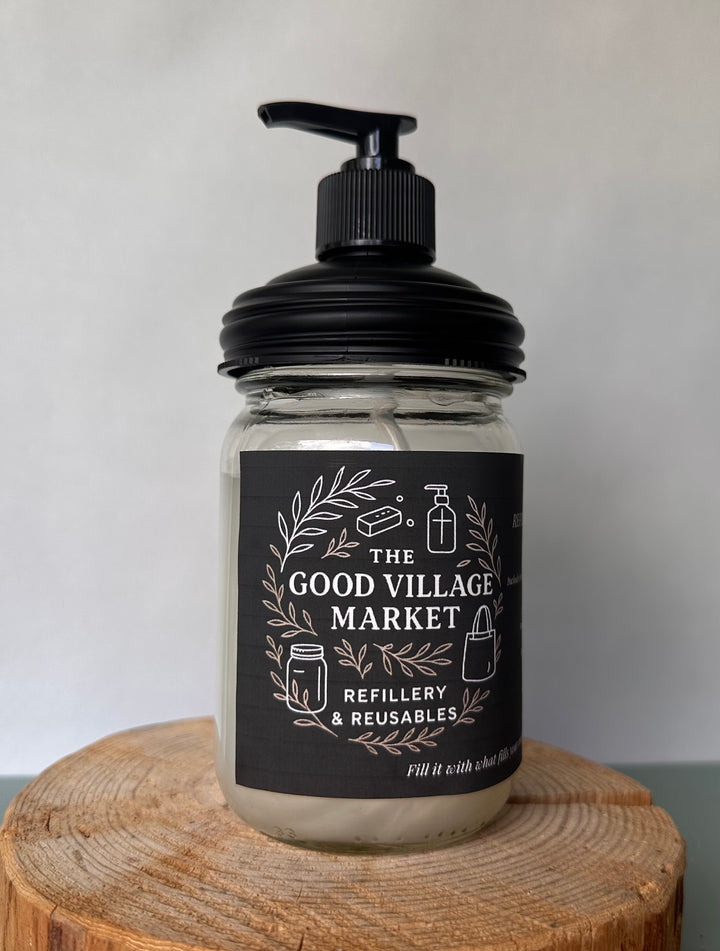 Shampoo (with Pump Top) – 12 oz Refillable Jar