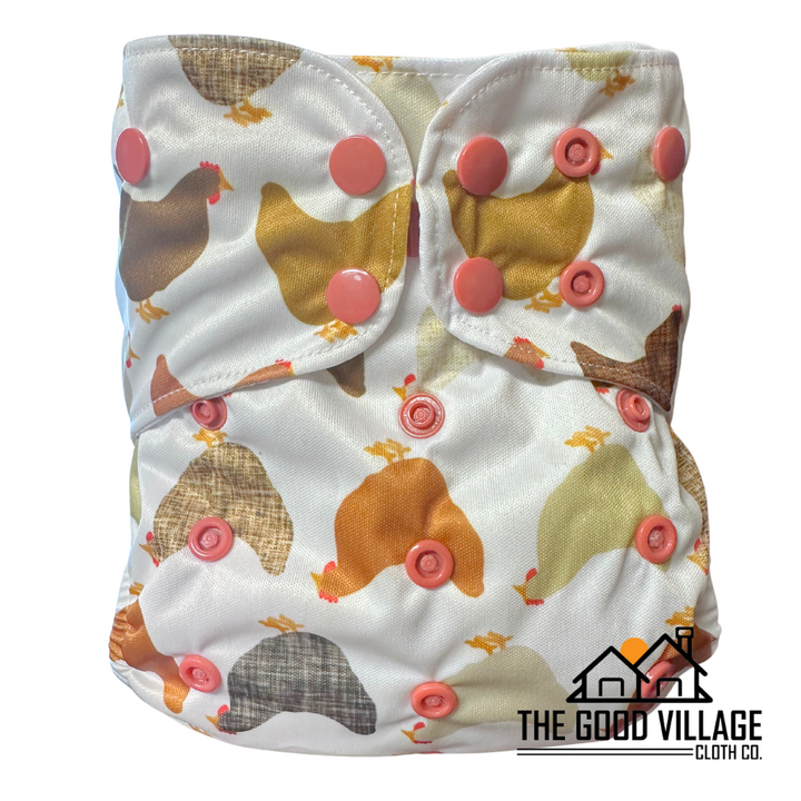 PREORDER | One Size Pocket Diaper - Coop Troop