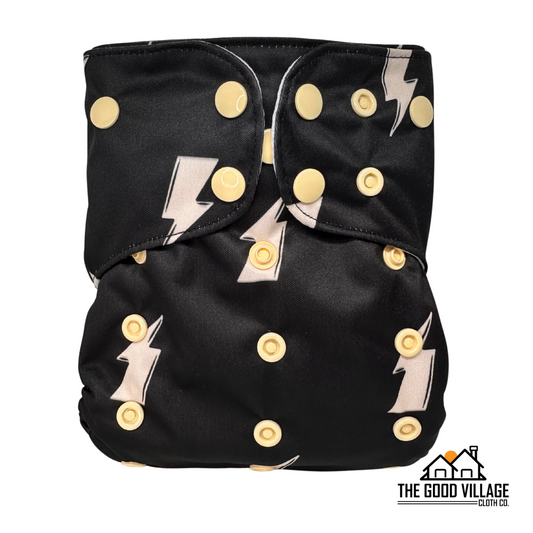 One Size Pocket Diaper | Lightening Crashes