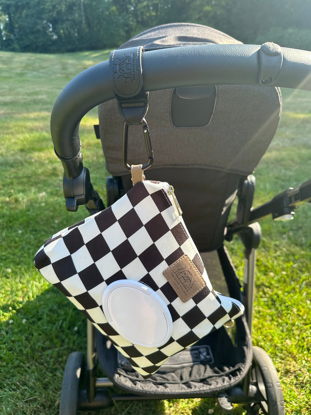 Wipes Clutch | Black Check