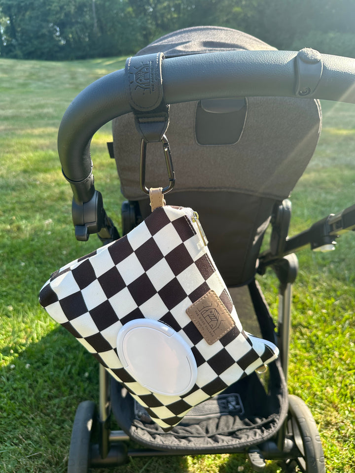 Wipes Clutch | Black Check