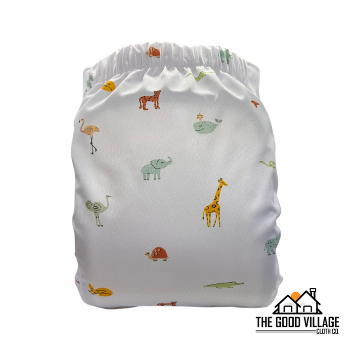 One Size Pocket Diaper - Wild Bunch