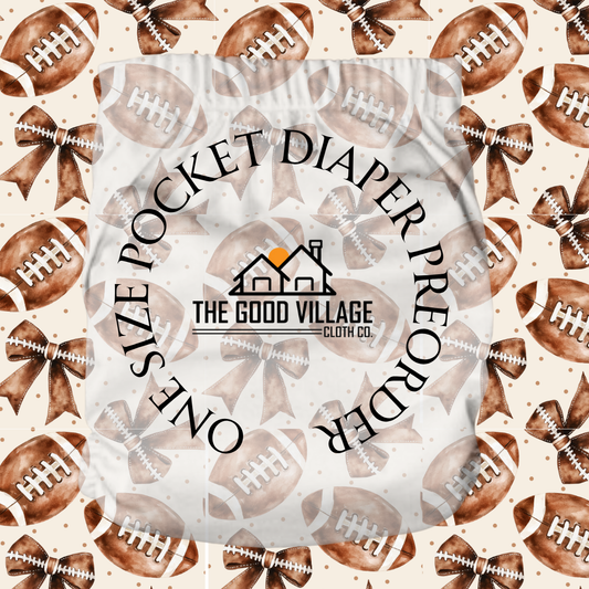 ✨PREORDER✨ One Size Pocket Diaper | Gridiron Glam