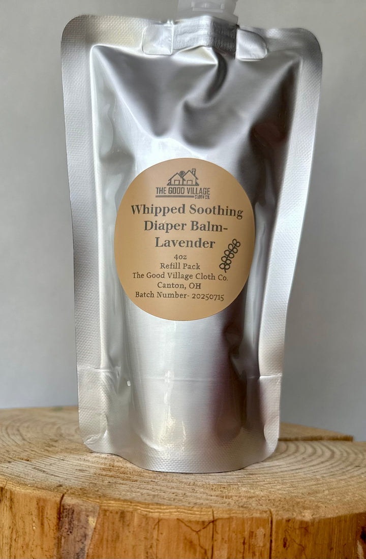 Whipped Sooth Diaper Balm Cream- 4 oz Refill Pouch