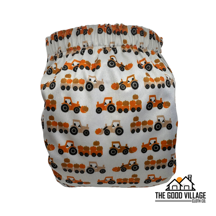 One Size Pocket Diaper - Pumpkin Haul