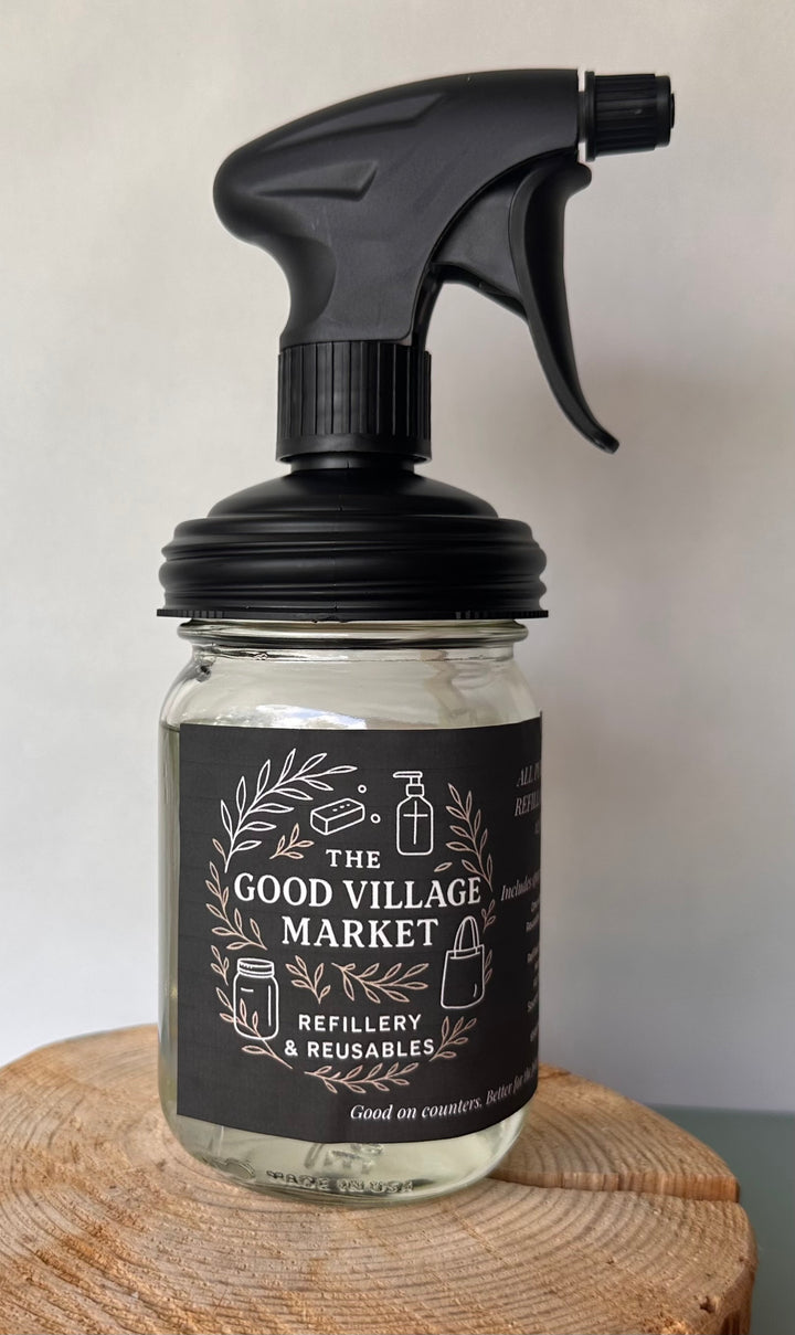 All-Purpose Cleaner (with Spray Top) Starter Set| Pink Grapefruit– 12 oz Refillable Jar