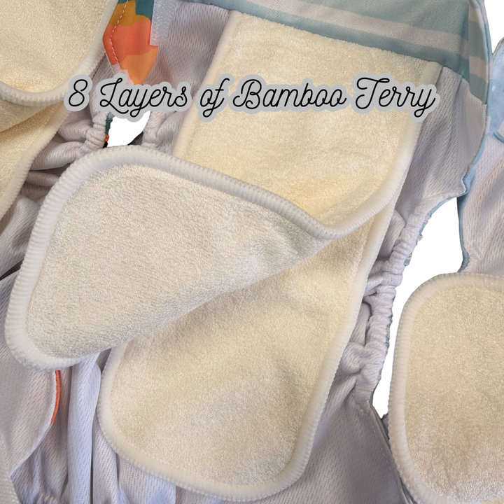 Newborn Cloth Diaper Bundle: 3 All-in-One Newborn Diapers