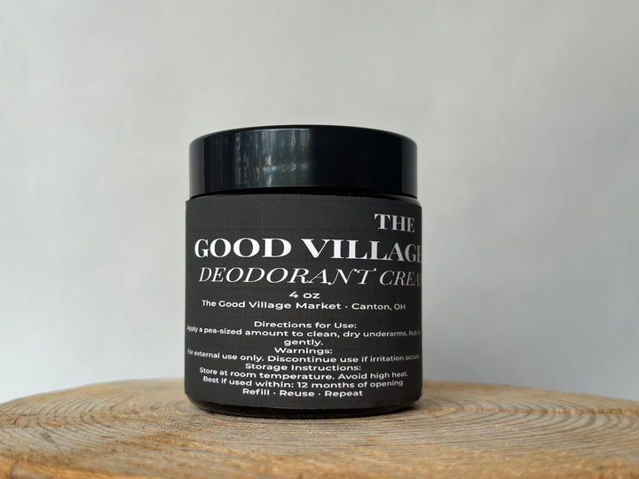 Deodorant Cream - 4 oz Refillable Jar