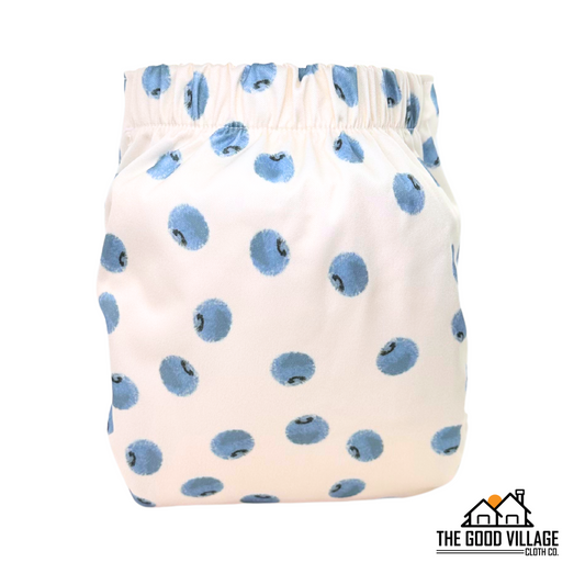 One Size Pocket Diaper | Blueberry Bliss