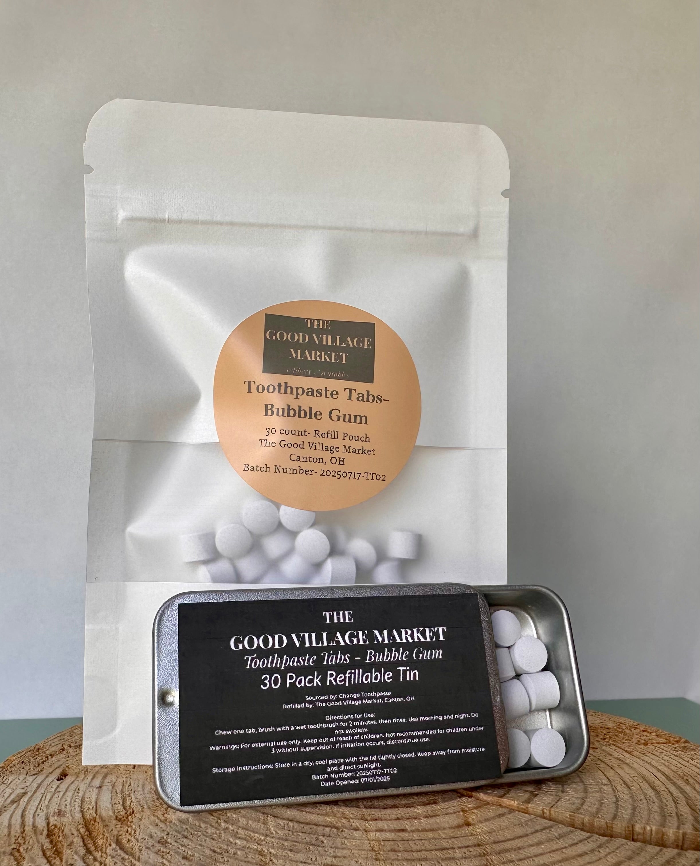 Toothpaste Tabs – The Good Village Cloth Co.