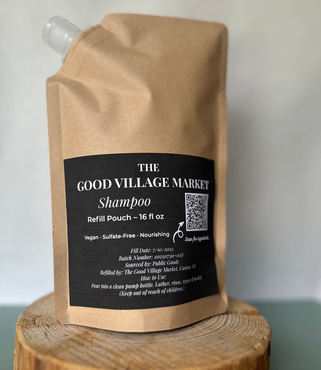 Shampoo Refill – 16 oz Pouch