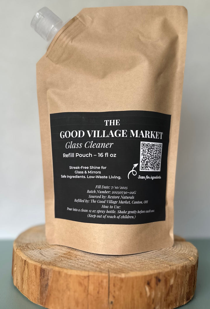 Glass & Mirror Cleaner Refill – 16 oz Refill Pouch
