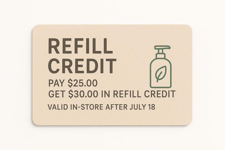 Founding Filler Refill Credit + Free Sample Kit