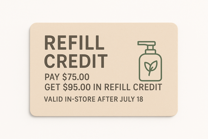 Founding Filler Refill Credit + Free Sample Kit