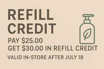Founding Filler Refill Credit Pack ✨ Get One Free Refillery Sample Kit with Refill Credit