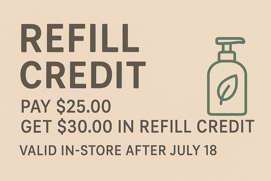 Founding Filler Refill Credit Pack ✨ Get One Free Refillery Sample Kit with Refill Credit