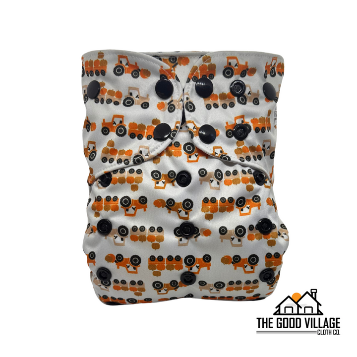 One Size Pocket Diaper - Pumpkin Haul
