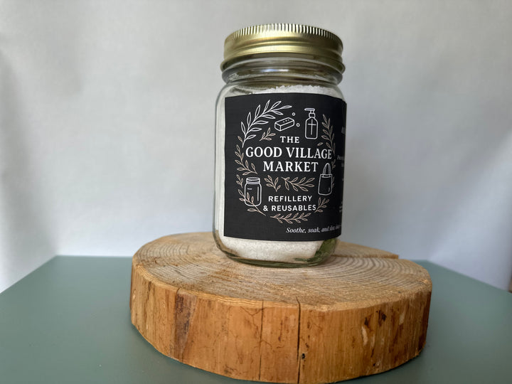 epsom salt - 12 oz Refillable Jar