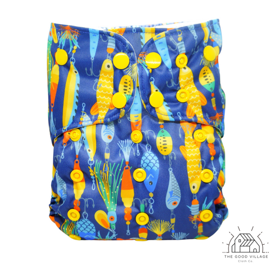 One Size Pocket Diaper | Lured In