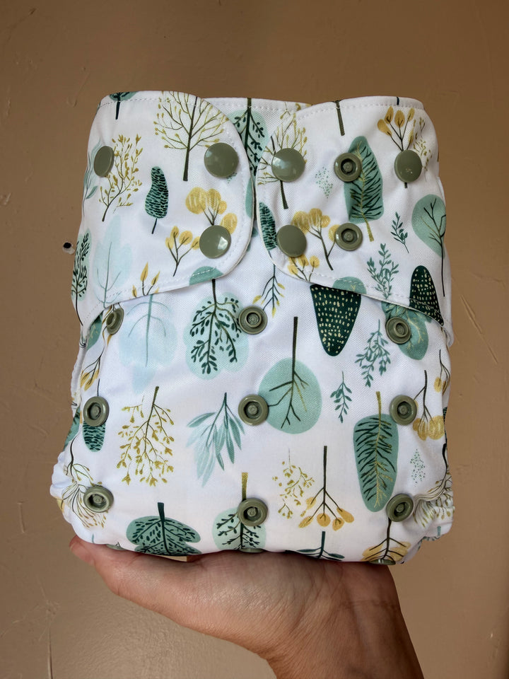 One Size Pocket Diaper- Into the Woods