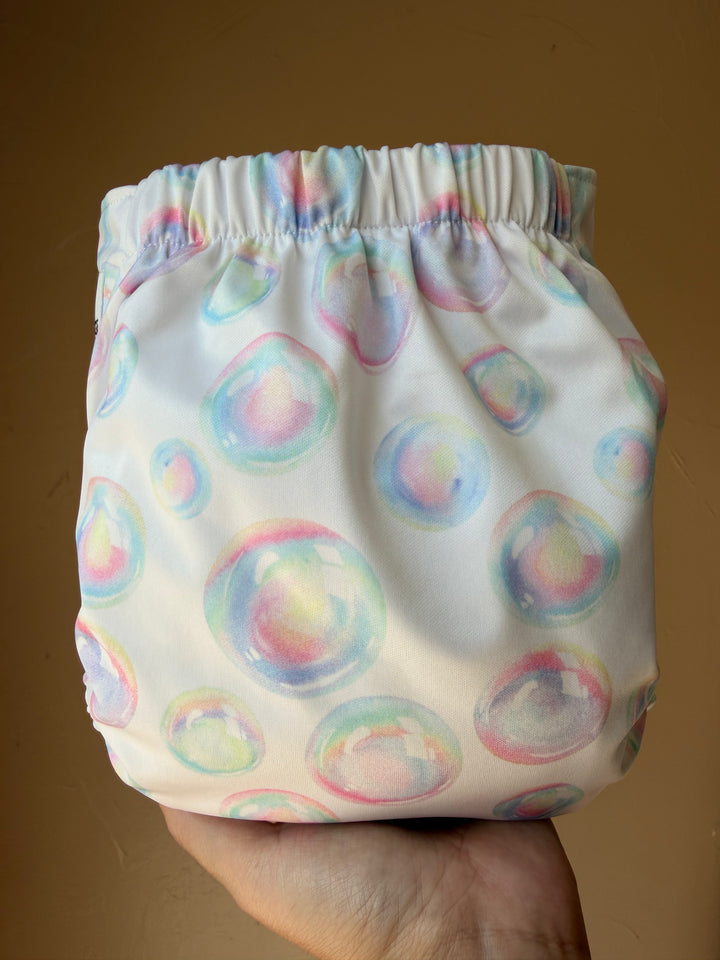 One Size Pocket Diaper - Bubbles