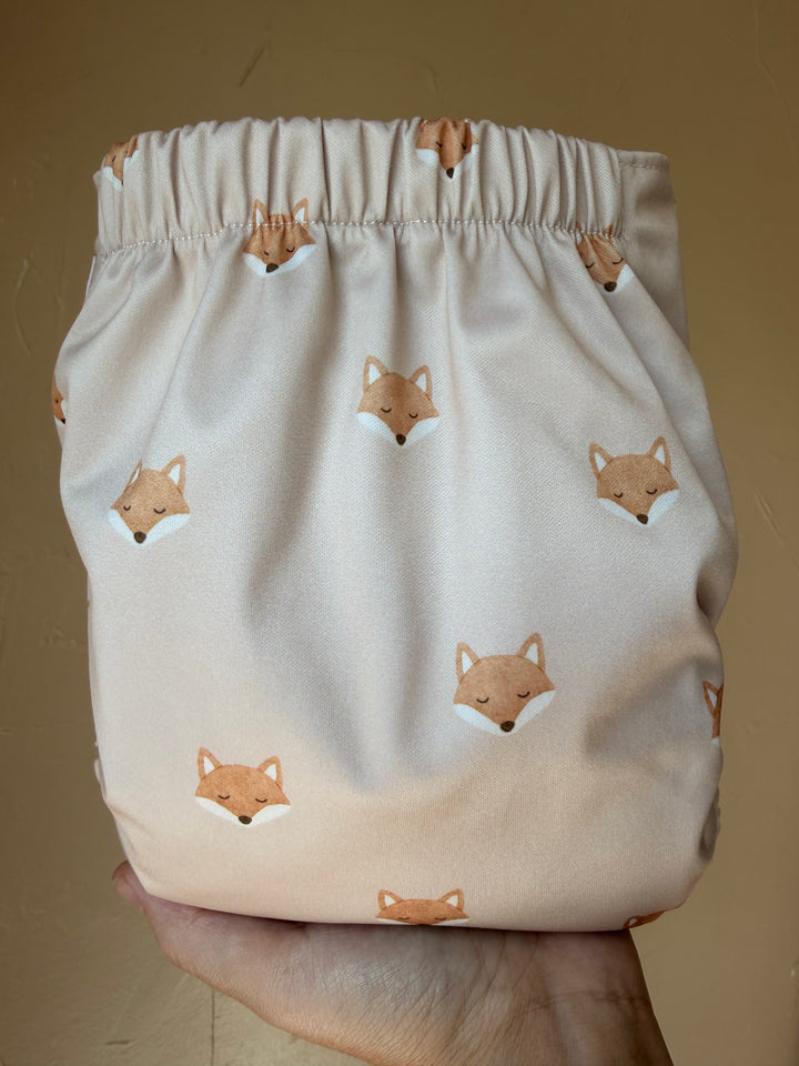 One Size Pocket Diaper- Foxy