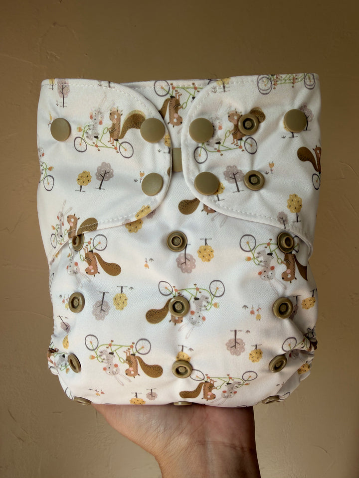 One Size Pocket Diaper- Pedal Pals