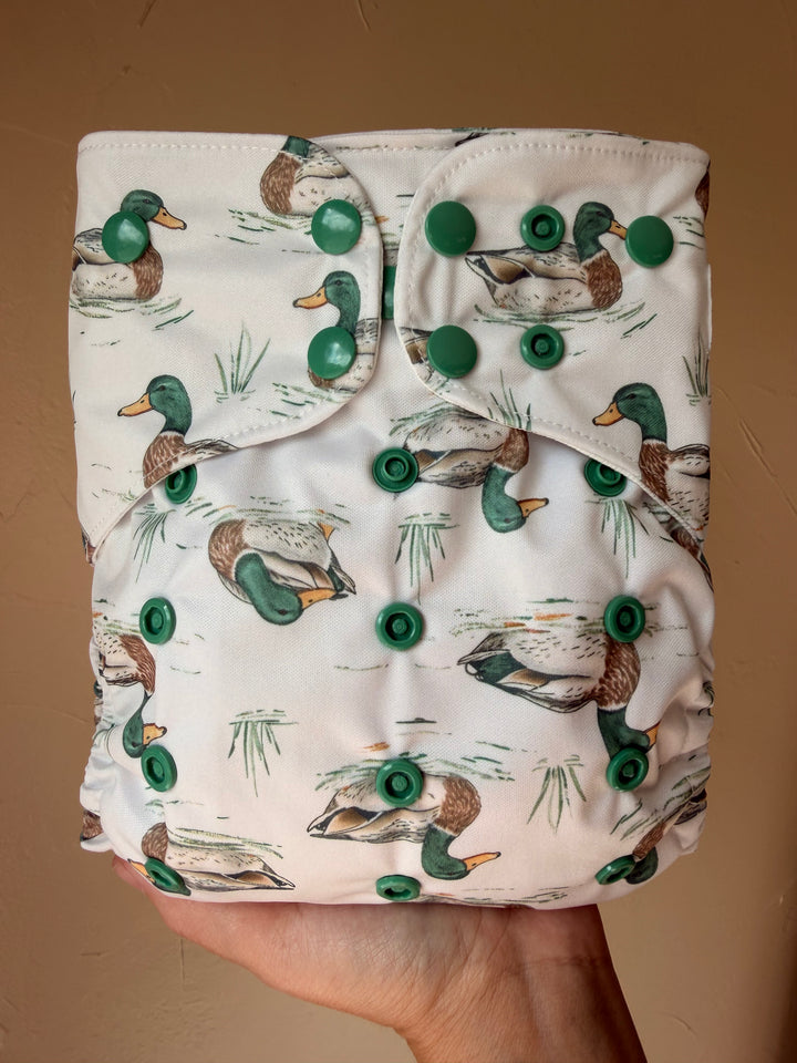 One Size Pocket Diaper - Duck Season